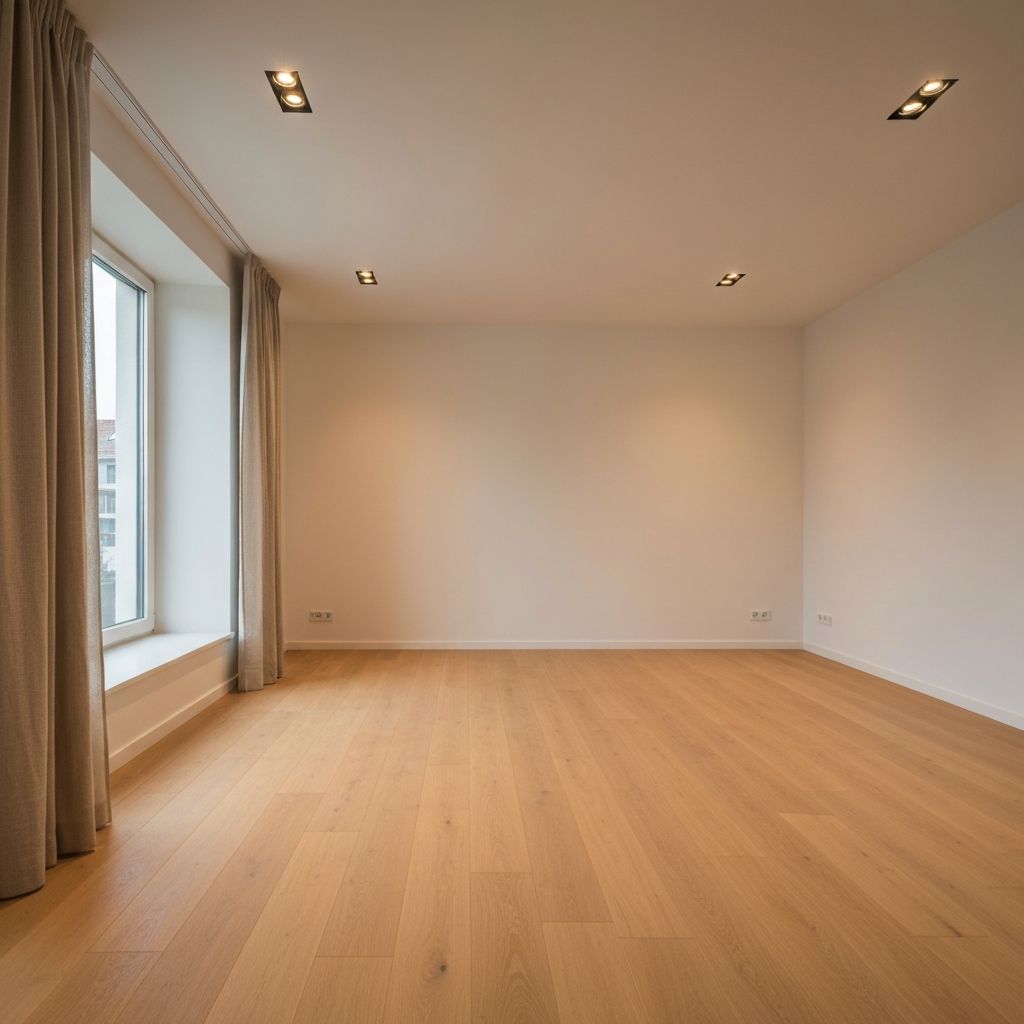 Fertig renovierter Wohnraum nach der Renovierung